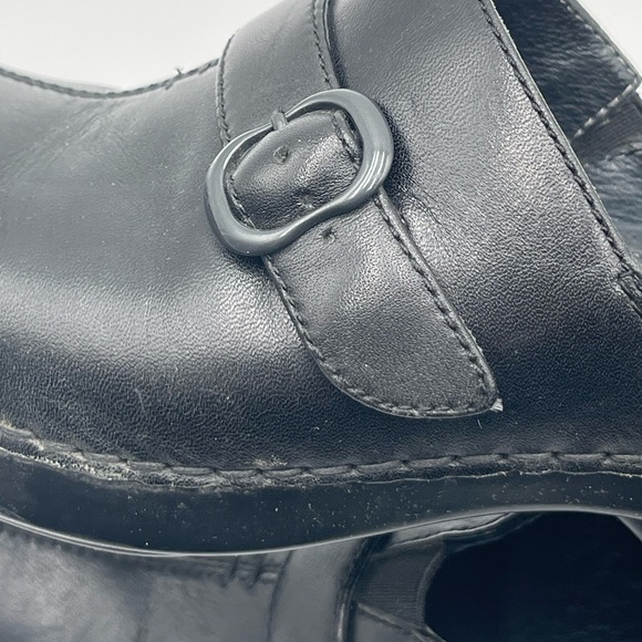 Dansko Women’s Size 40 US 9.5-10 Black Tamara Leather Clog Slip On Workwear - Picture 12 of 14